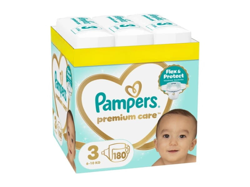 Pampers M BOX PREMIUM CARE MIDI 180 (3)