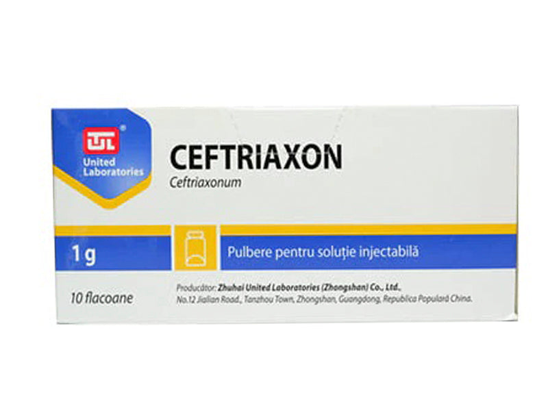 Ceftriaxon 1g pulb.sol.inj.