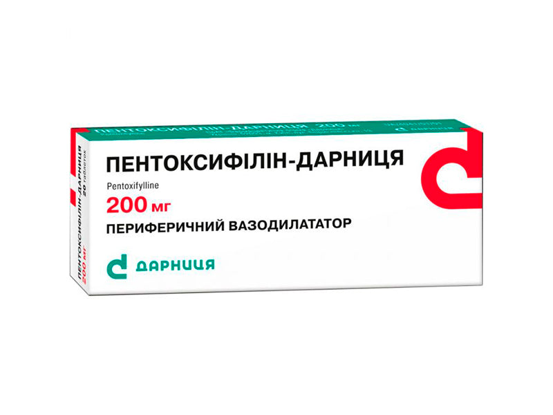 Pentoxifilin-Darnita 200mg