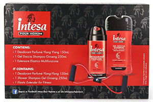 Intesa Set p/u barbati Sport (Gel de dus 250ml + Deodorant Spray 150ml + Elastic Extender)