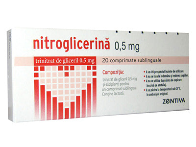 Nitroglicerin 0.5mg comp.subling.