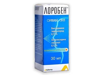 Loroben spray bucofaringian