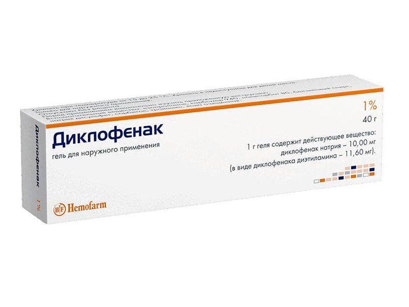 Diclofenac 10mg/g gel 40g