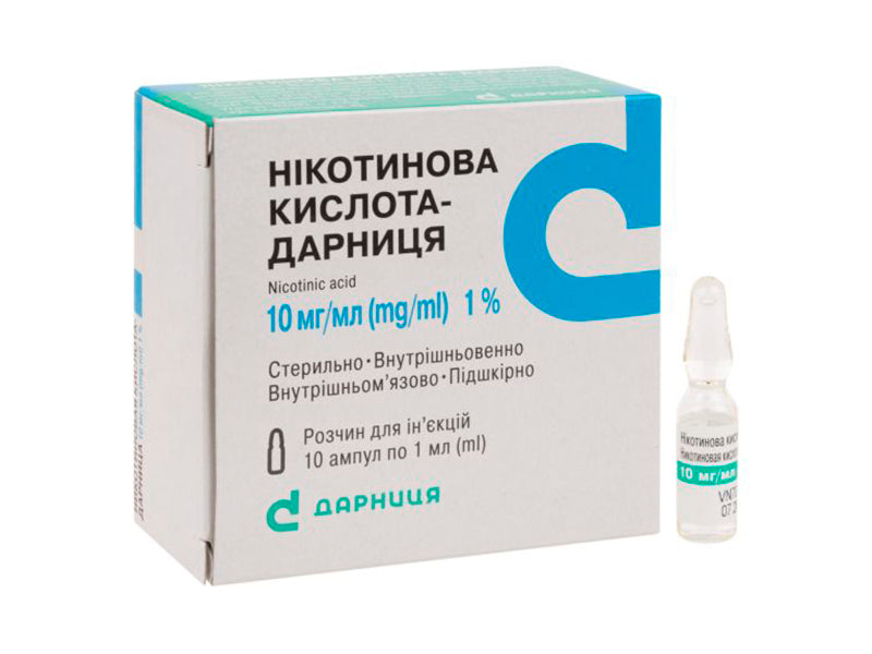 Acid nicotinic 1%