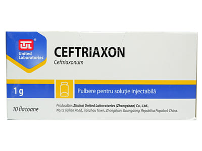 Ceftriaxon 1g pulb.sol.inj.
