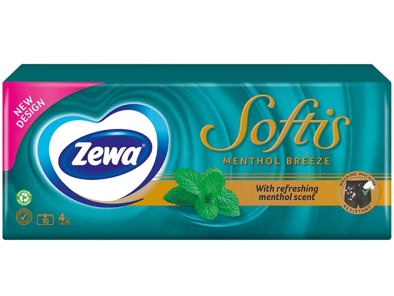 Zewa Servetele Softis Mentol N10