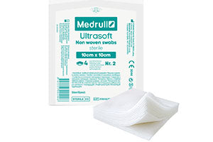 Servetele sterile Medrull 10cmx10cm UltraSoft (4straturi)