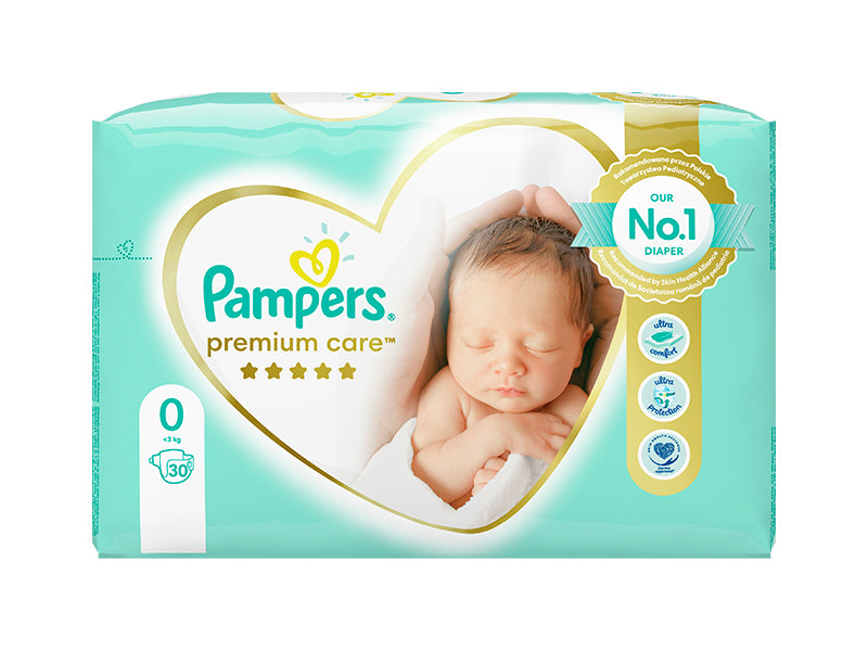 Pampers scutece 0 Premium Care