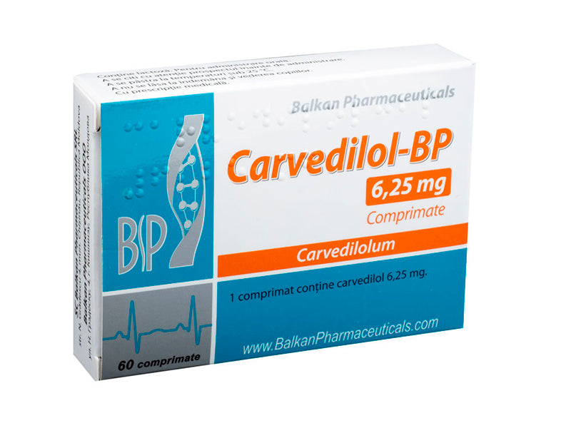 Carvedilol 6.25mg 