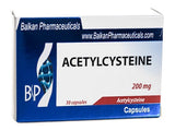 Acetilcisteina 200mg caps.