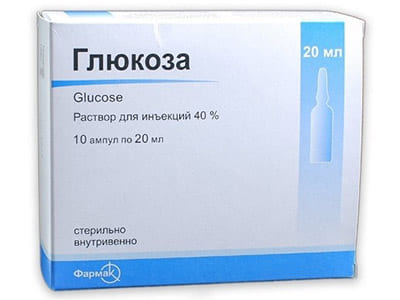 Glucoza 40% sol.inj. 20ml
