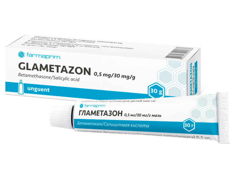 Glametazon 0.64mg+30mg/g mg ung. 30g