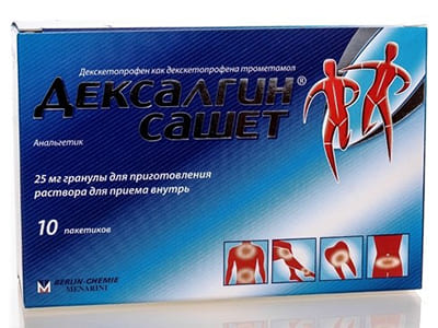 Dexalgin sachet 25mg gran./sol. orala