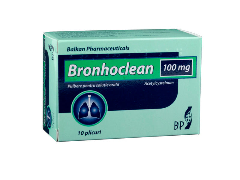 Bronhoclean 100mg 10plicuri