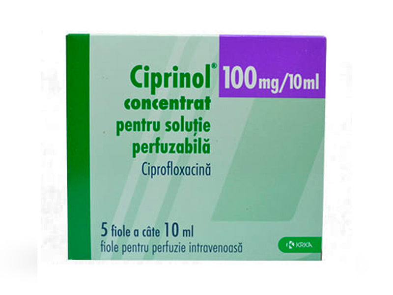 Ciprinol 100mg/10ml conc.sol.perf.