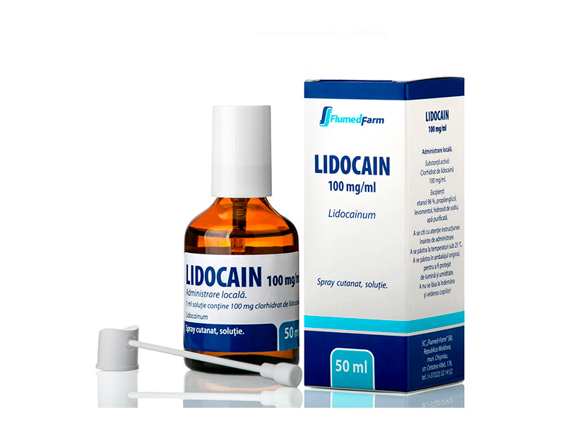 Lidocain 10% spray bucofaringian