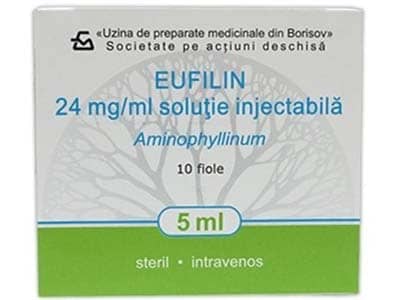 Eufillin 2.4% sol.inj. 5ml
