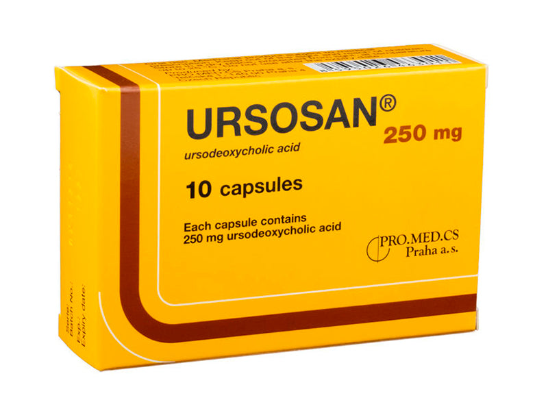 Ursosan 250mg caps.