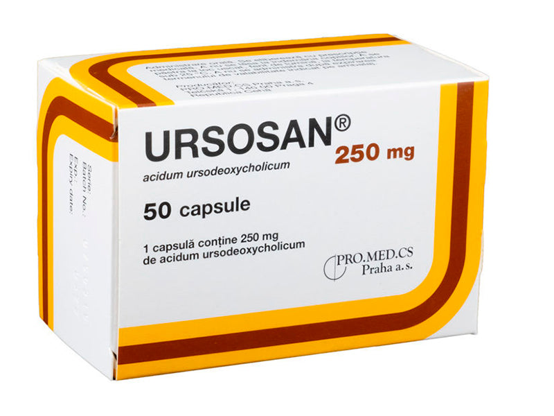 Ursosan 250mg caps.
