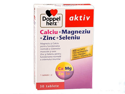 Doppelherz Ca+Mg+Zn+Se comp.
