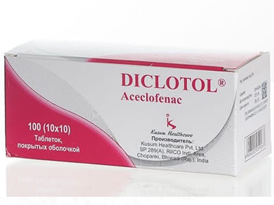Diclotol 100mg comp.film.