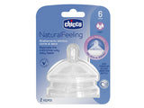 Chicco Tetina Step Up 3 tetina silicon flux rapid 6+luni 81047200000