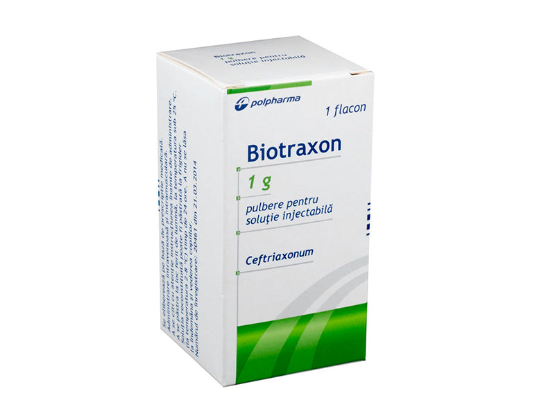 Biotraxon 1g pulb./sol.inj.