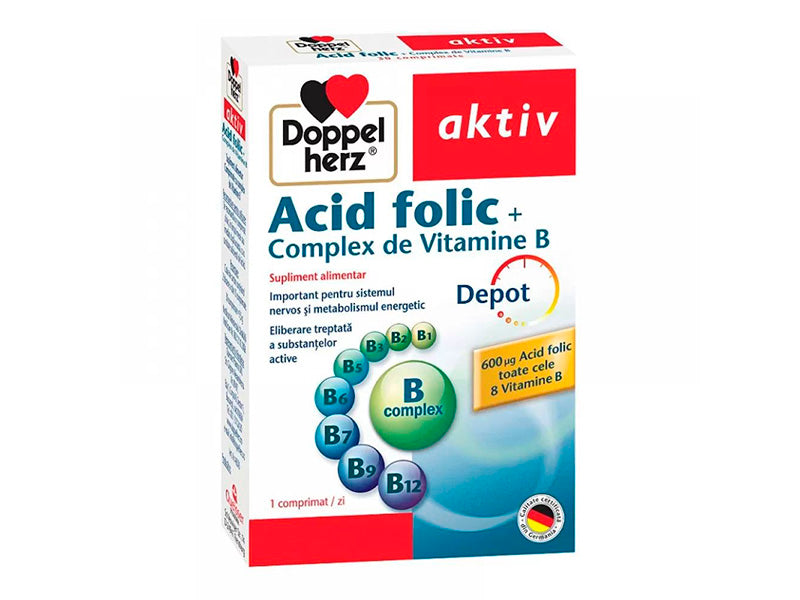 Doppelherz Acis folic+complex vitamina B