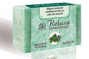 Relaxa Sapun natural Antibacterian Ulei Menta