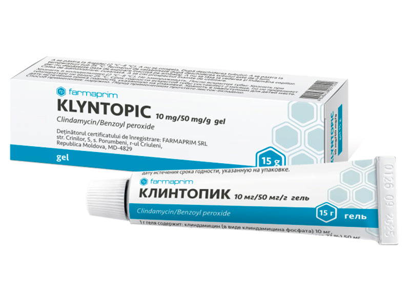 Klyntopic 10mg/50mg/g gel 15g