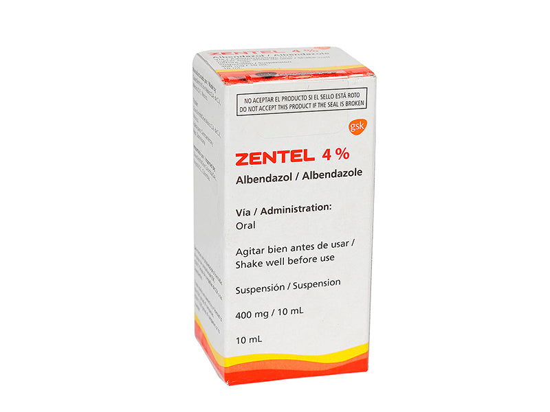 Zentel 4% suspensie orala 10ml