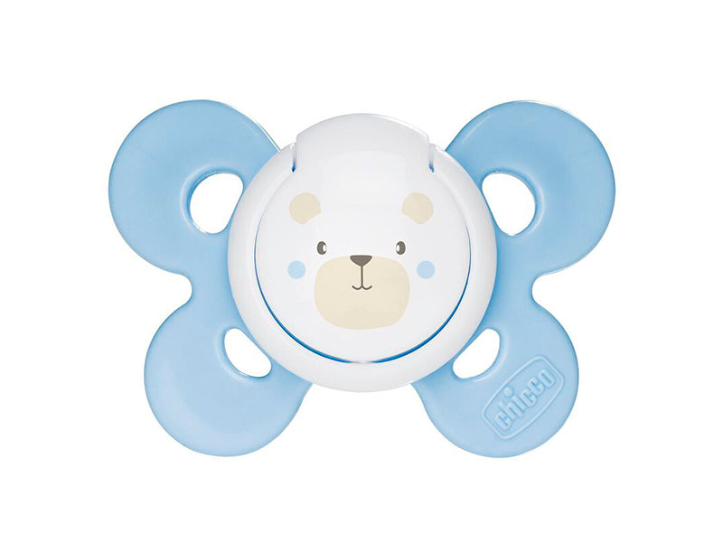 Chicco Suzeta Physio Comfort silicon Albastra 0-6M 1buc