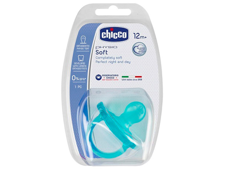 Chicco Suzeta totala din silicon Albastra12M+