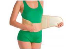 Medtextile 3027 Corset med-profilactic p-u spate 20sm S/M
