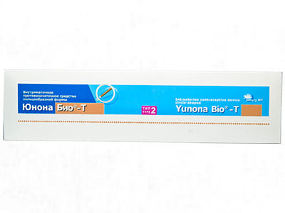 Sterileta intrauterina Iunona Bio-T + Cu tip 2 inel