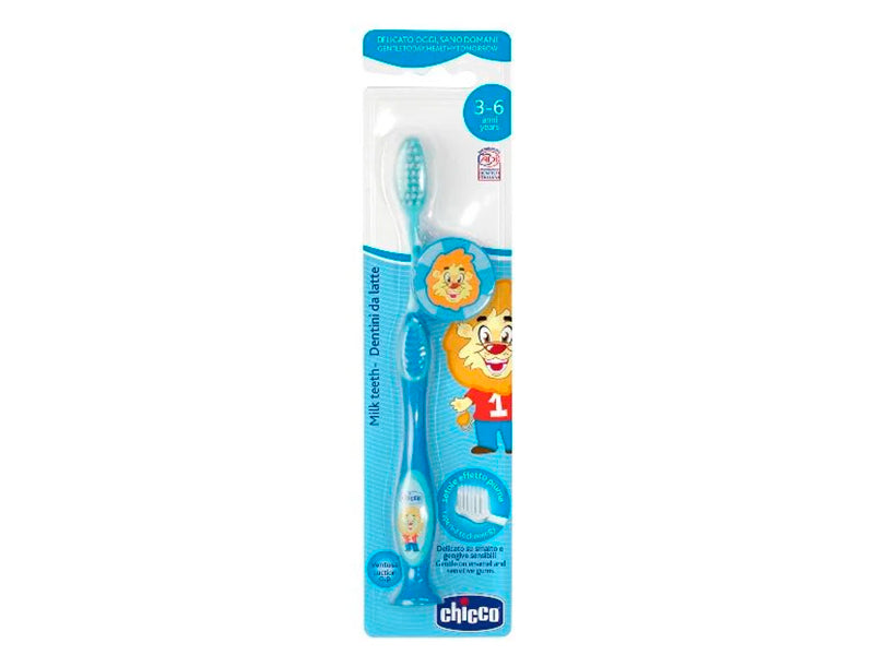 Chicco periuta pu dinti albastra 3-6 ani