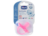 Chicco suzeta totala din silicon  Roz 6-12M 1Buc