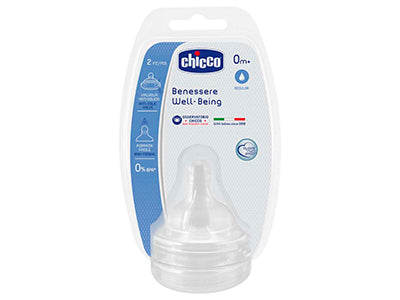Chicco Tetina anticolica silicon flux normal 0M+ 81625000