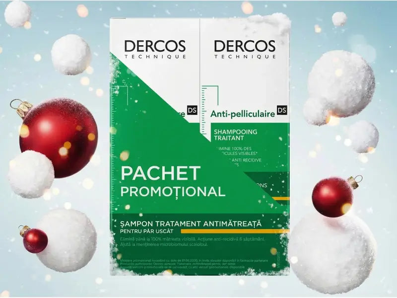 Vichy Dercos Bipack Sampon Antimatreata par uscat 200ml 1+1 (-50%)