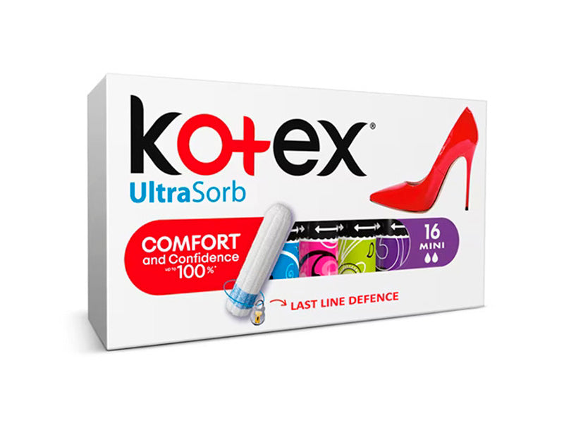 Kotex UltraSorb comfort tampoane