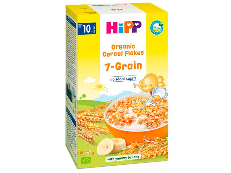 Hipp Fulgi de Cereale Organice cu 7 Cereale 200g
