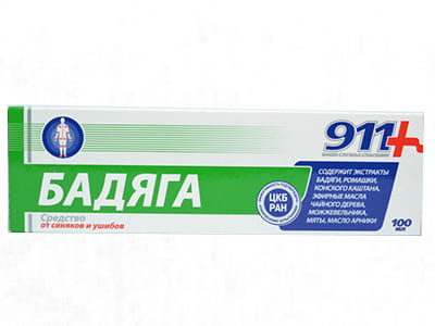 911 Badeaga Gel c/a vinatai/lovituri 100ml