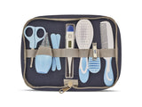 WeeBaby Set (foarf aspirator nazal, 2 pilote, 2 perii, termometru, clestisori) albastru