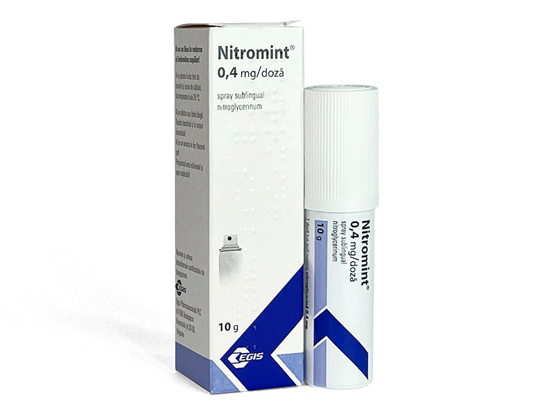 Nitromint 0.4mg/d spray subling. 10g