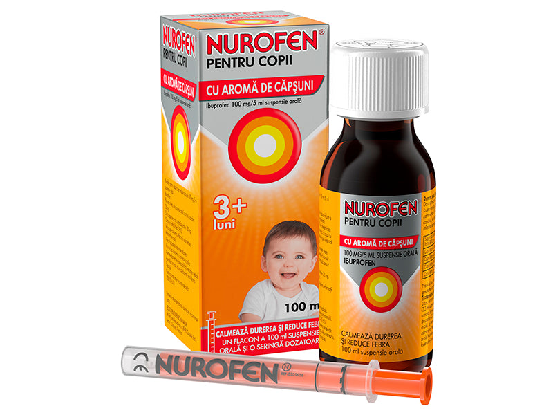 Nurofen p/u copii 100mg/5ml sirop 100ml