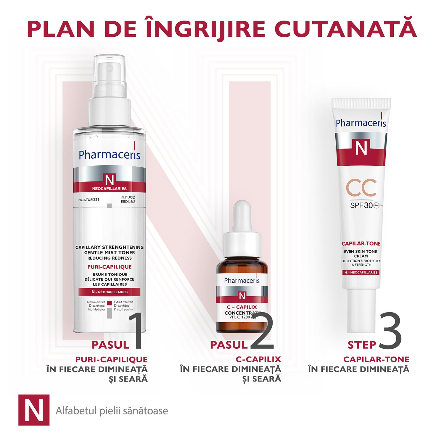 Pharmaceris N CC crema pu pielea vasculara si reactiva SPF30+ 40ml E15008