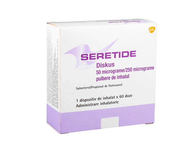 Seretide Accuhaler diskus 50/250mcg 60 doze