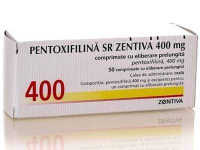 Pentoxifilin SR Zentiva 400mg comp.elib.prelung.