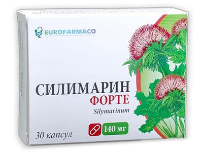 Silymarin Forte 140mg caps.