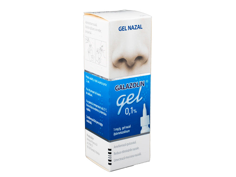 Galazolin 0.1% gel nazal 10g